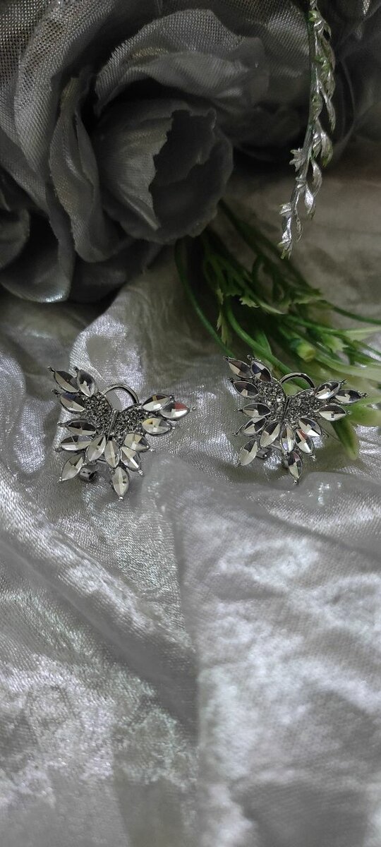 Crystal Butterfly Earring