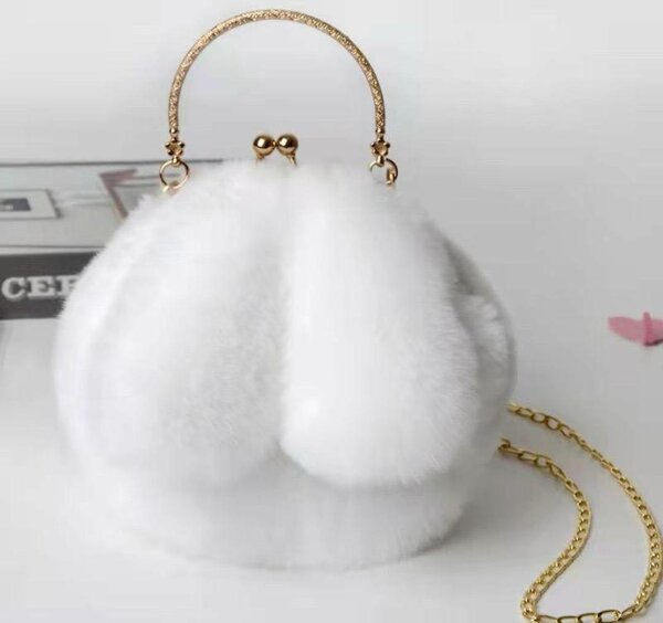 Ladies fluffy luxury bag