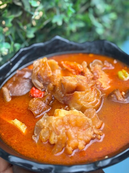 Soupe de pattes de bœuf