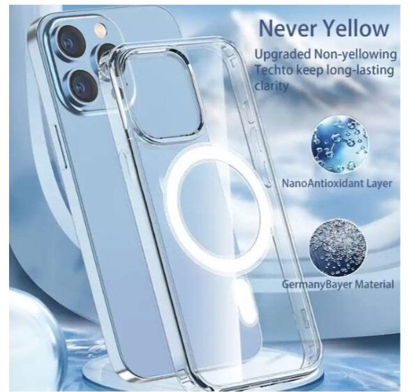 Coque/Antichoc original transparent magnétique  pour iphone