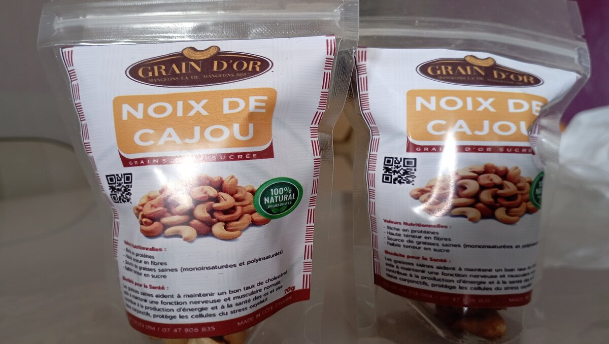 Noix de Cajou Sucrées 100% Naturel