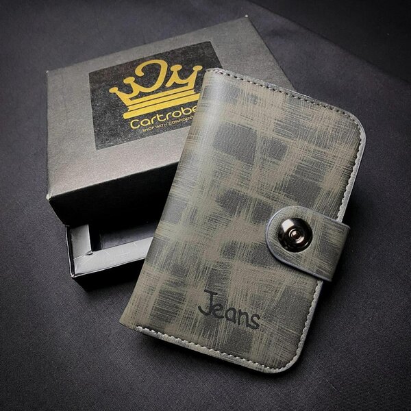 Uni-Sex PU Leather Trifold Wallet