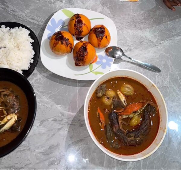 Délicieux plats de foufou