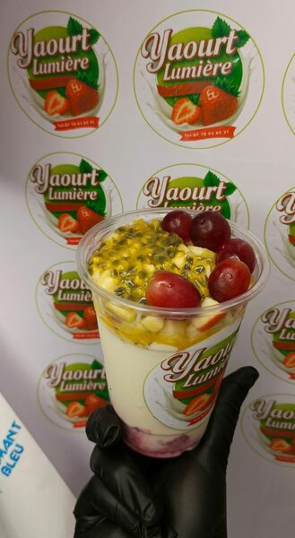 Yaourt au passion et  rainsin