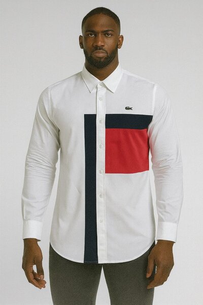 Chemise élégante à motifs pour homme