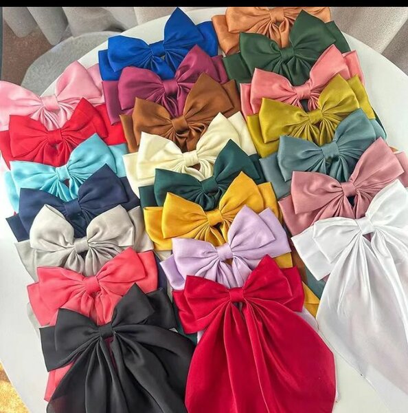 Grands Nœuds en Tissu Colorés