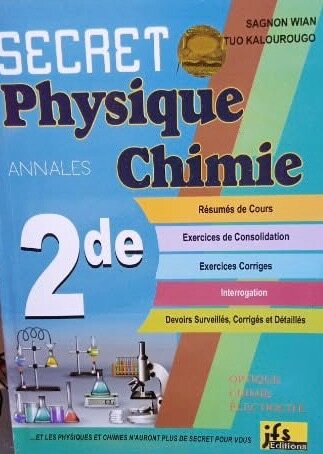 Annales Physique-Chimie 2de