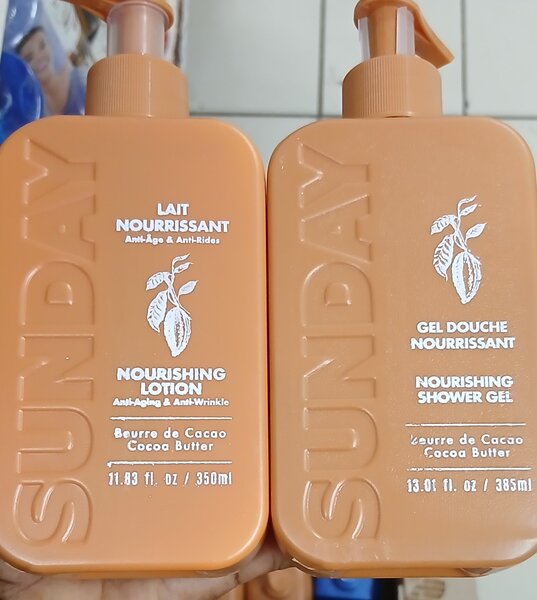 Lotion et Gel Douche Nourrissants