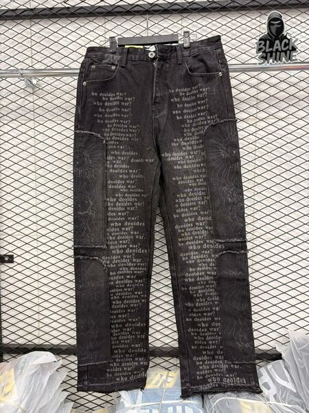 Jeans noirs style urbain