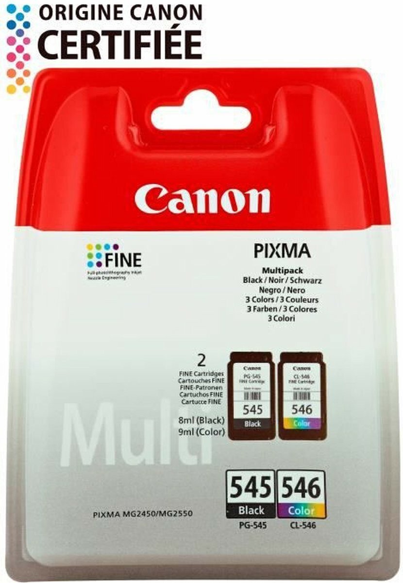 Canon Cartouches d'Encre 545/546