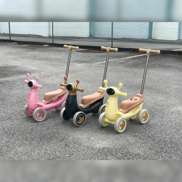 Kids pull&push mega cars & bikes