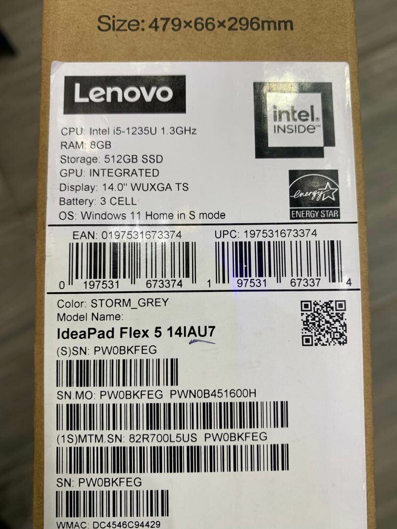 LENEVO IDEAPAD FLEX 5