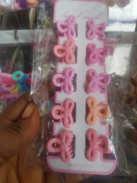 Lot de Pinces Papillon Enfant