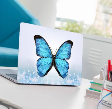 Butterfly Laptop Back Skin-Laptop Skin Vinyl Sticker Decal, 13 13.3 14.6 15 15.4 15.6 inch Laptop Skin Sticker Cover For All Laptops