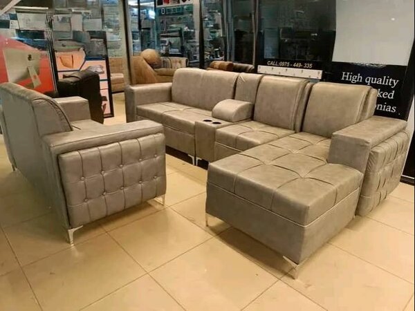 Box Type Leather sofa sets