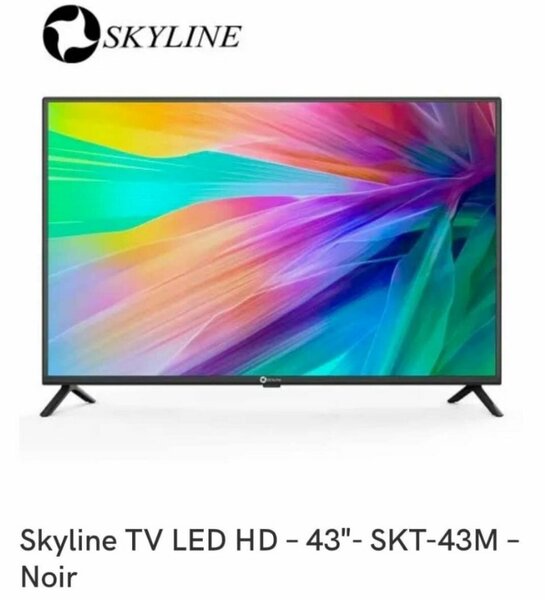 Skyline TV LED HD 43" Noir