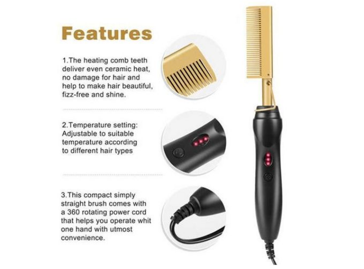 Fer lisseur chauffante à cheuv