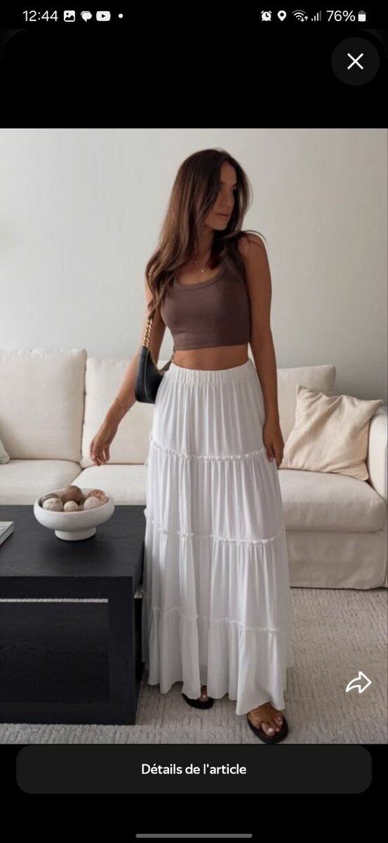 Jupe Longue Bohème Élégante