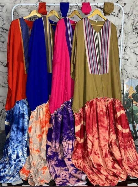 Robes longues bohèmes colorées