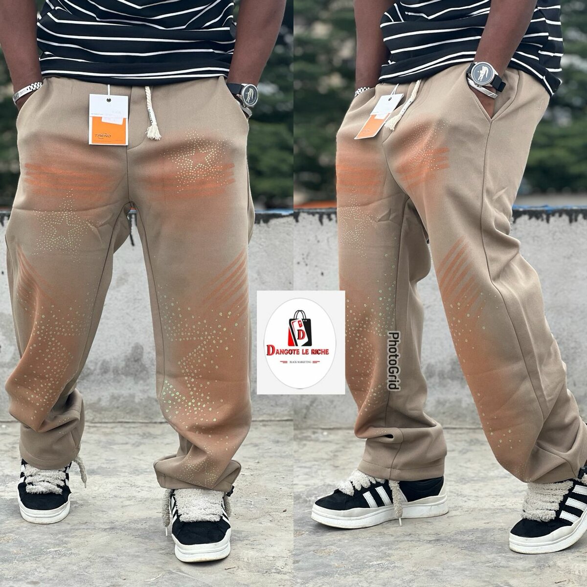 Pantalons cargo tendance homme
