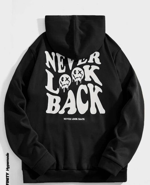 Sweat-shirt " Never look back"