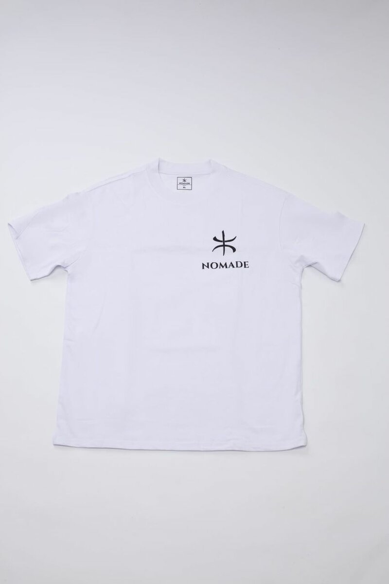 T-shirt Unisexe Blanc Mansa Art