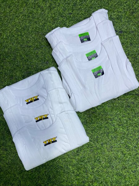 100% cotton vests