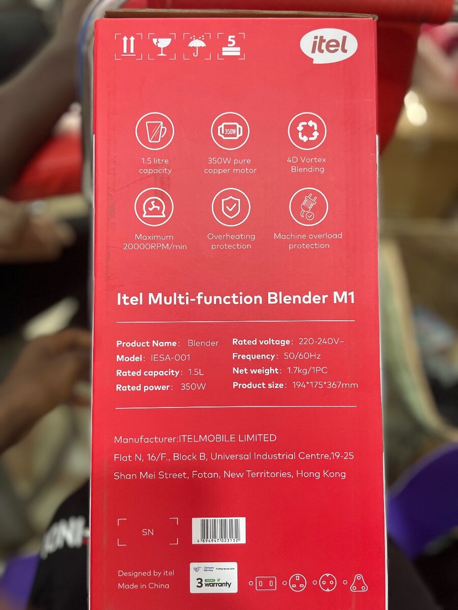 Itel M1 Blender