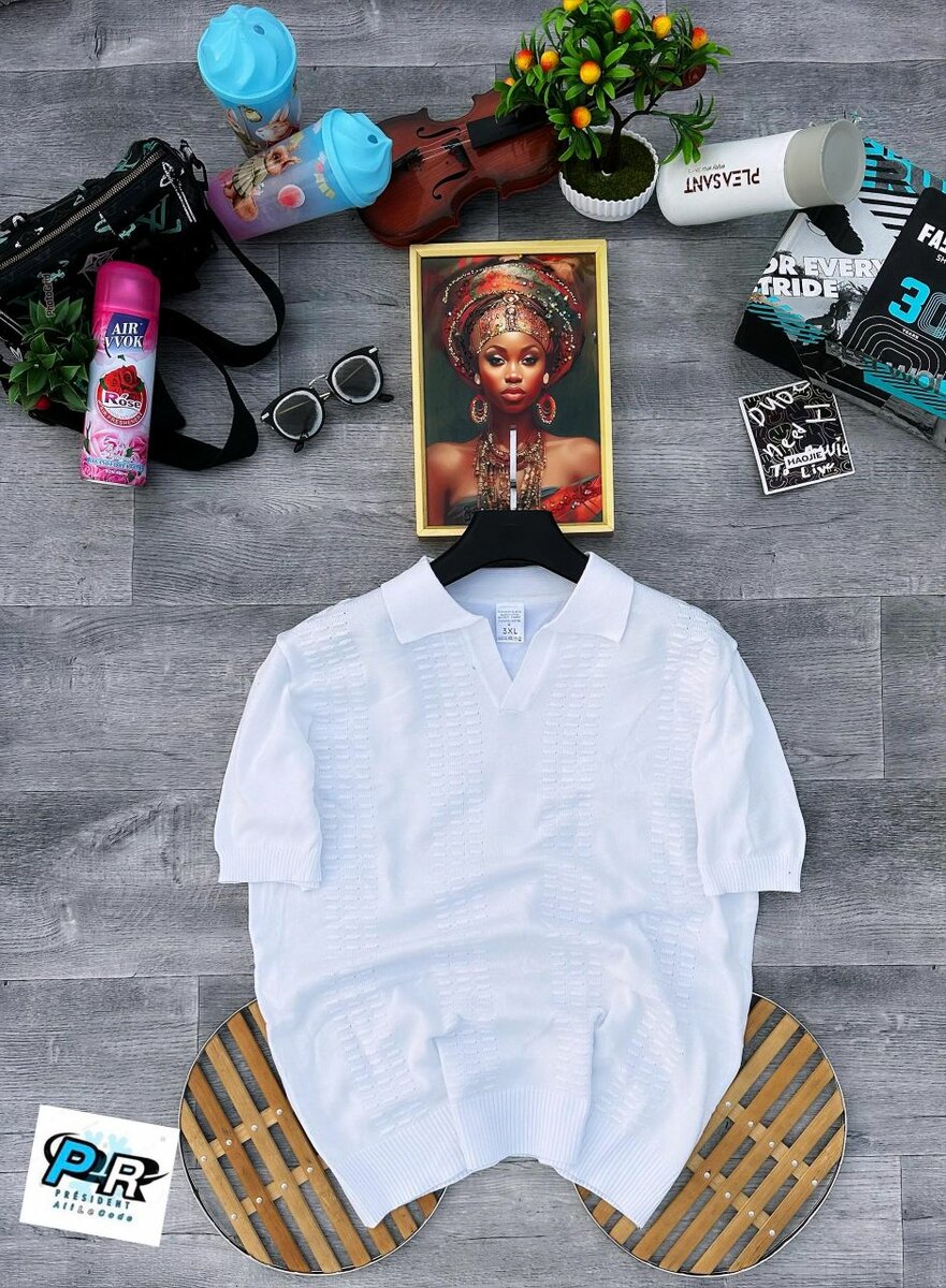 Polo t-shirt en tricot élégant