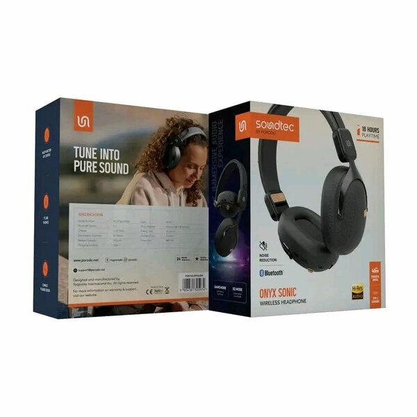 Soundtec Onyx Sonic Casque Bluetooth