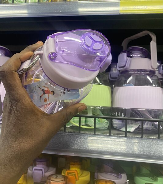 Gourde d'eau portable violette