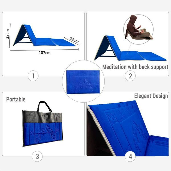 Coussin de Méditation Pliable