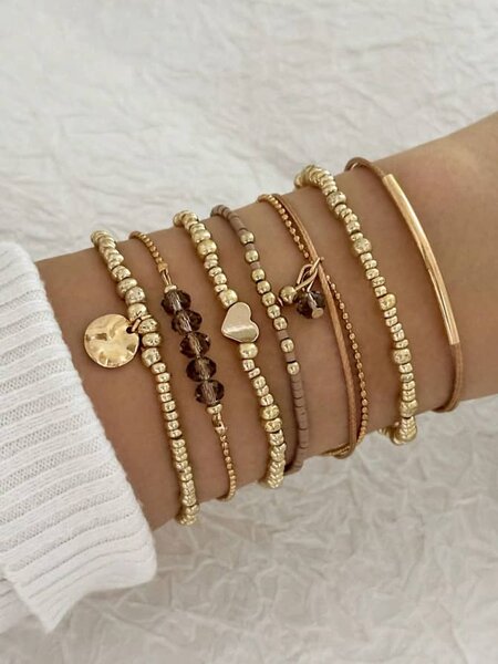 Bracelets dorés bohèmes