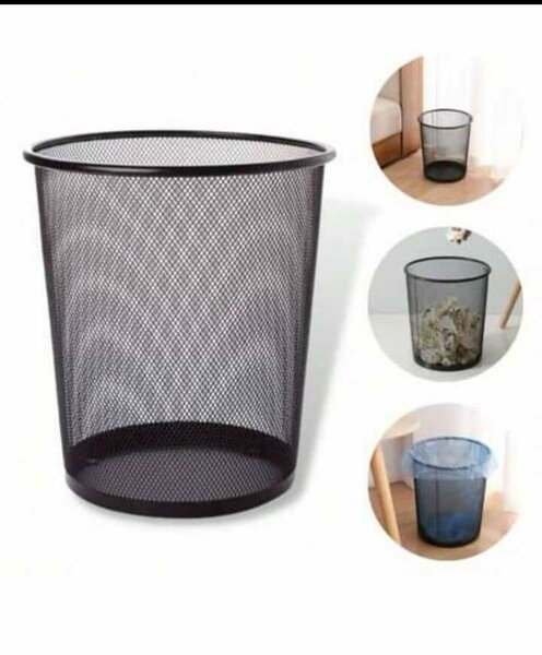 Poubelle à papier métallique