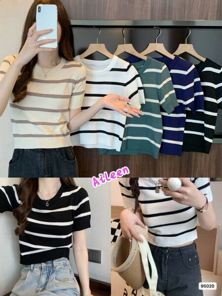 T-shirt à rayures femme