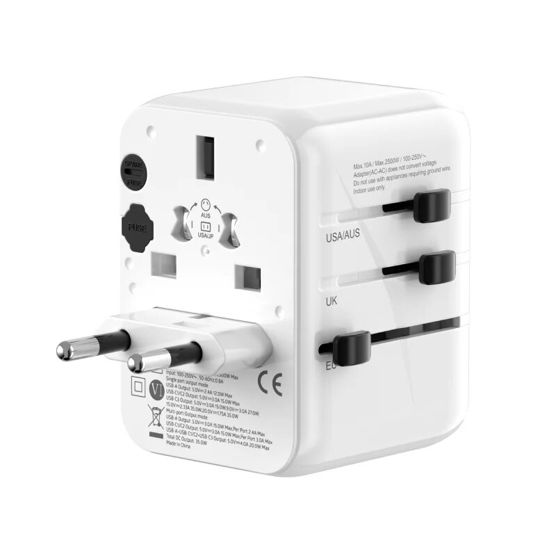 Adaptateur Voyage Universel Evelatus