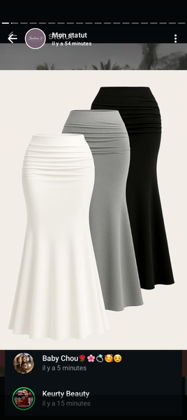 Jupe évasée élégante