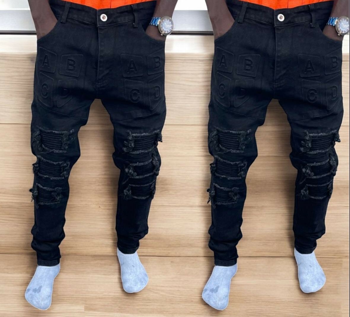 Jeans décontractés tendance homme