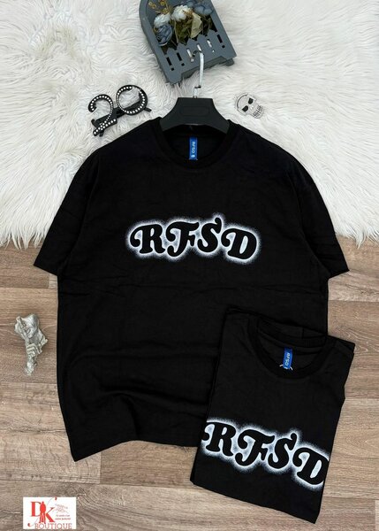 T-shirt noire RFSD unisexe
