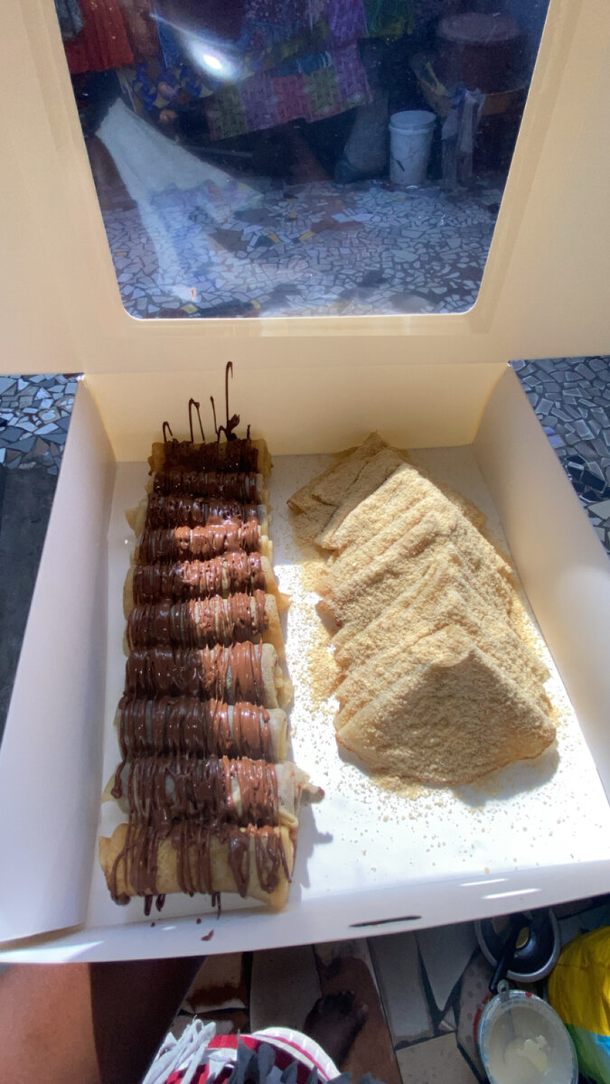 Crêpes chocolat et céréales