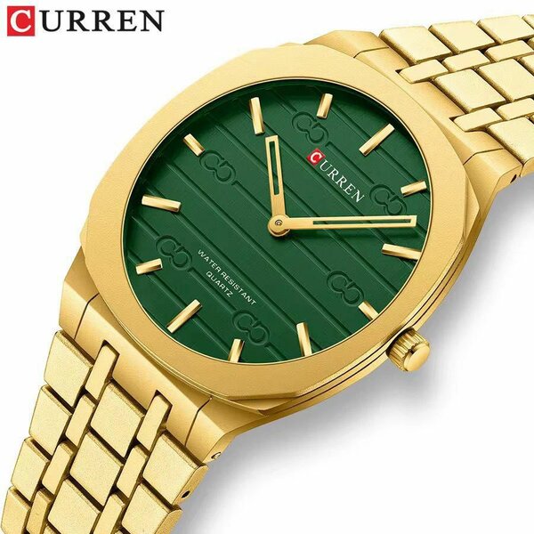 Montre Homme CURREN Or Vert