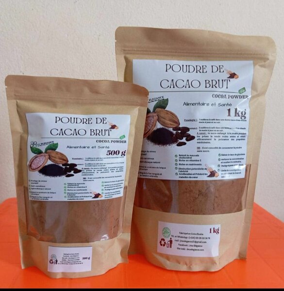 Poudre de cacao purement bio