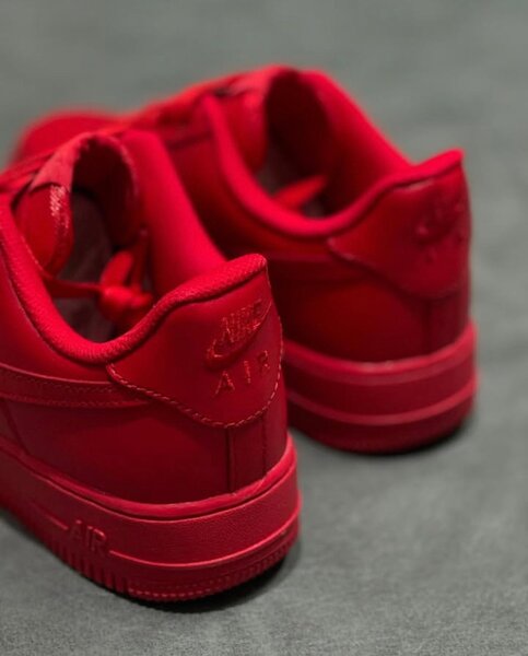 Red AirForce ones