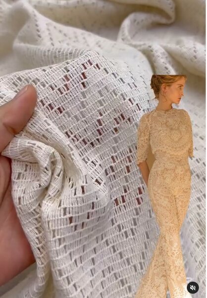 Красивое хлопковое кружево