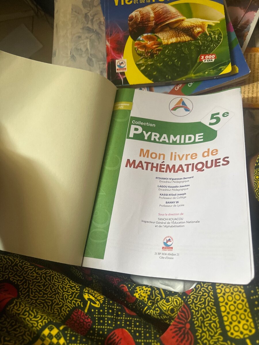 Livre de Mathématiques 5e