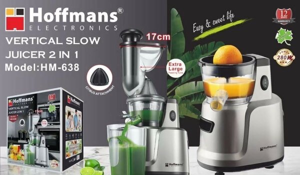 Hoffmann vertical slow juicer