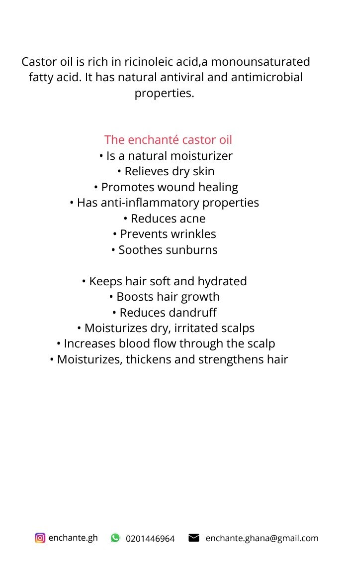 Enchanté castor oil (250ml)