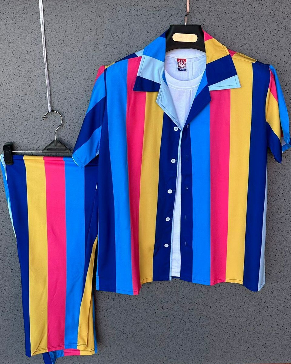 VINTAGE SHIRT TOP&DOWN TROUSER