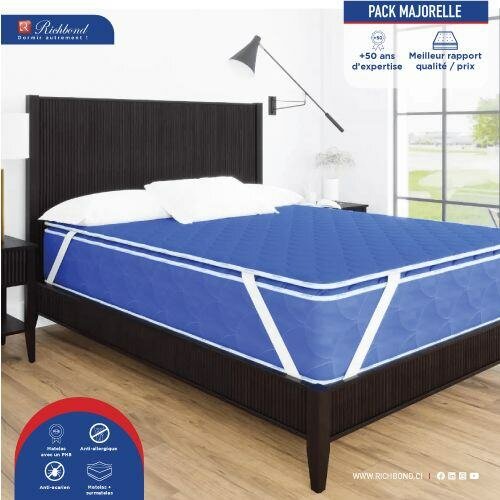 RICHBOND Matelas - PACK MAJORELLE 190*140*20 - 2 PLACES -