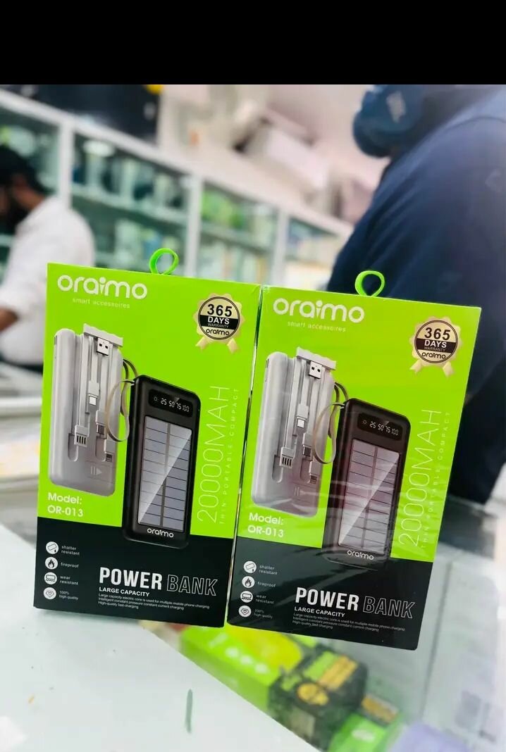 NEW STOCK ORAIMAB 20,000mAh POWER BANK